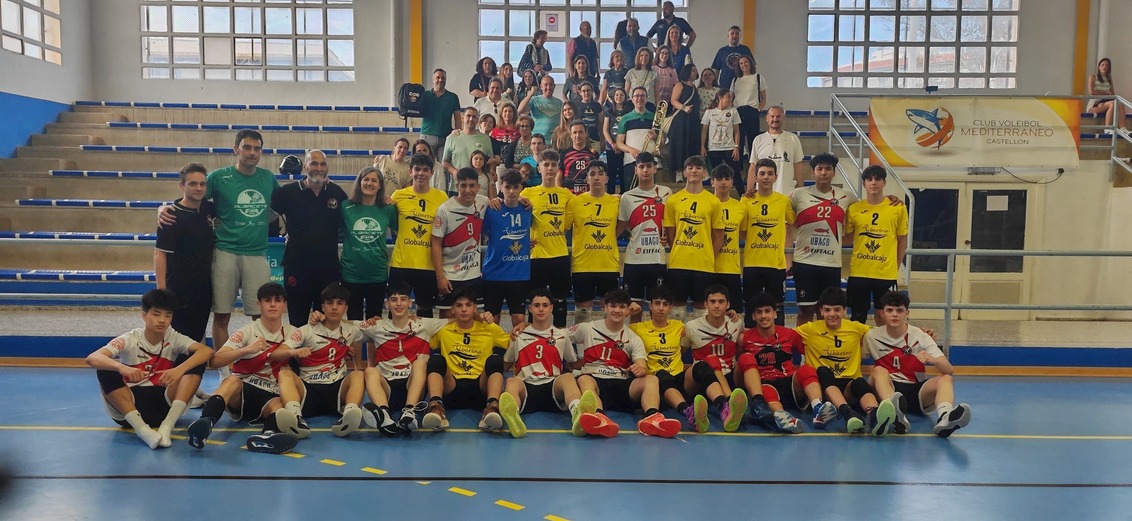 El CD Albarena se gradúa con una magnífica actuación en el XXVII Campeonato de España Cadete masculino de Voleibol