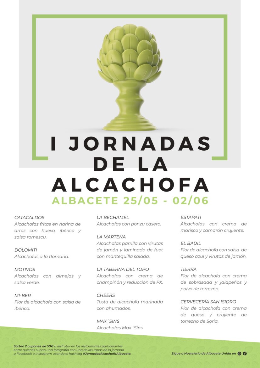 Primeras Jornadas de la Alcachofa organizadas por "Hostelería de Albacete Unida"