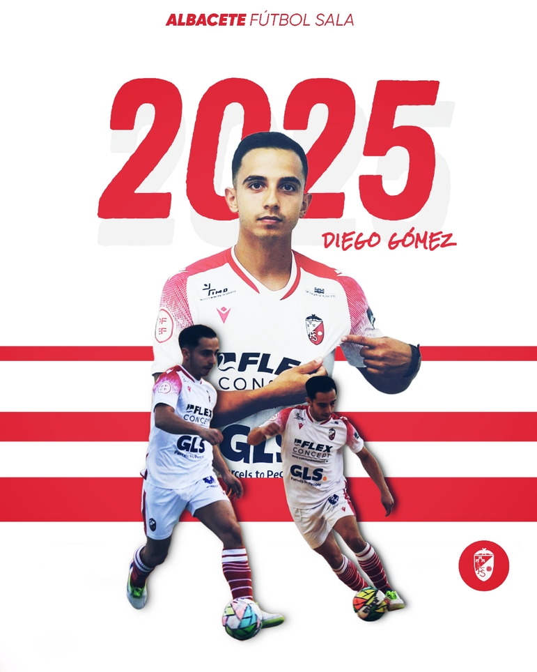 Diego Gómez renueva con el Albacete Fútbol Sala hasta 2025