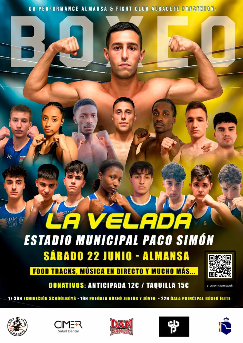 Boxeo | Gran velada de boxeo el próximo sábado 22 de junio en Almansa