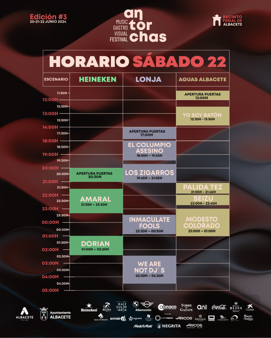 El Festival Antorchas 2024 presenta sus horarios