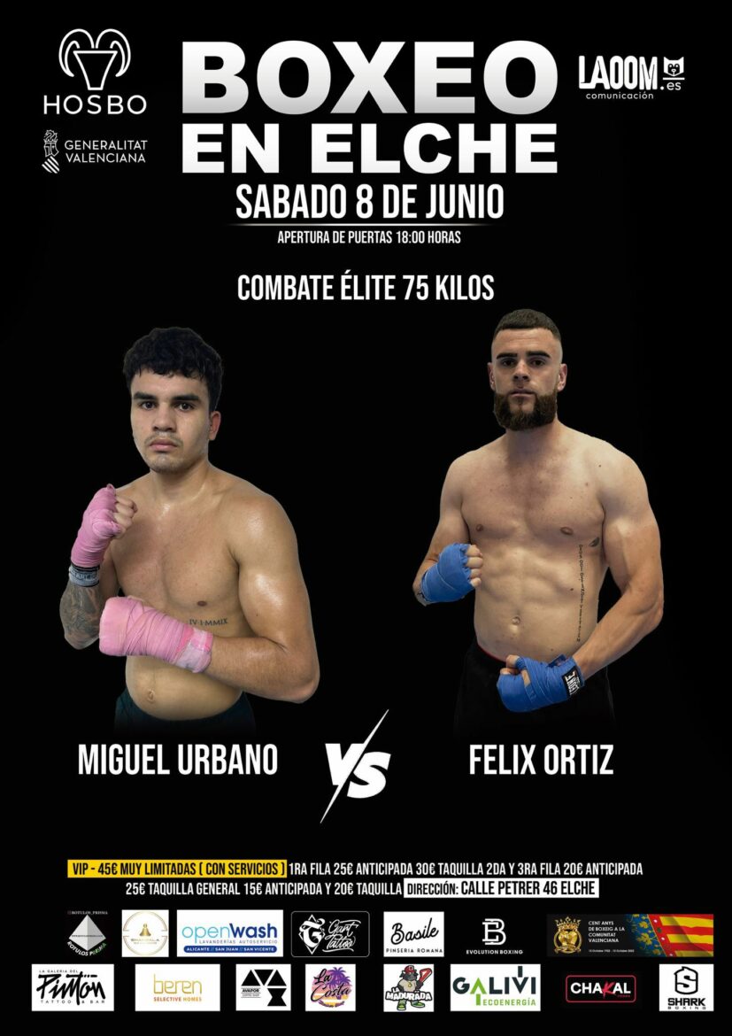 Tres boxeadores del Fight Club Albacete el 8 junio en Elche