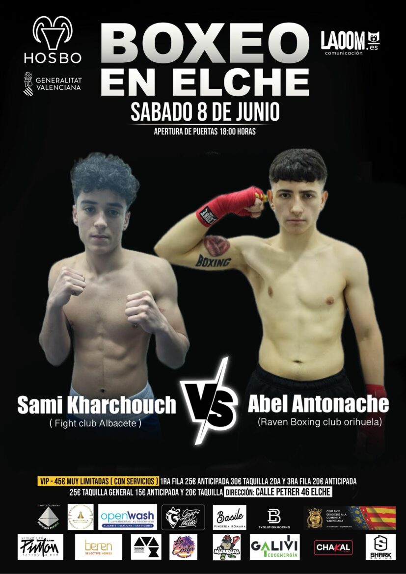 Tres boxeadores del Fight Club Albacete el 8 junio en Elche