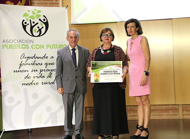 Fundación Eurocaja Rural, distinguida en la I Gala de Reconocimientos de la Asociación Pueblos con Futuro