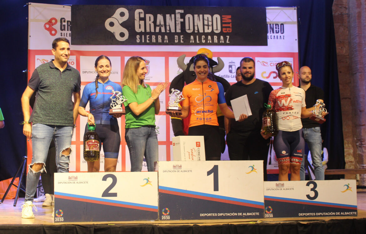 Pedro Antonio Rodríguez y Lucía Navarro, campeones de la Gran Fondo Sierra de Alcaraz