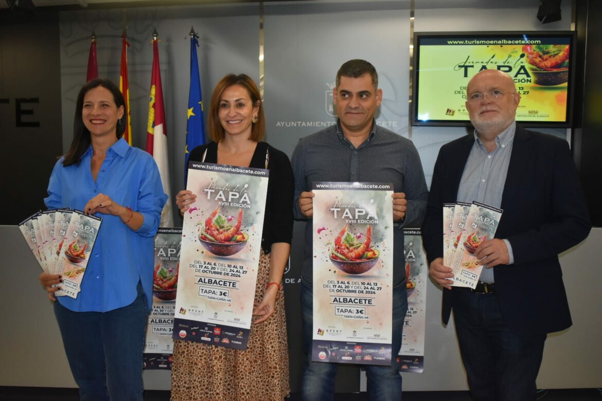 <a><strong>Ayuntamiento, Diputación y Junta apoyan un año más las Jornadas de la Tapa de la APEHT que contarán con la participación de 100 establecimientos hosteleros en su XVIII edición</strong></a>