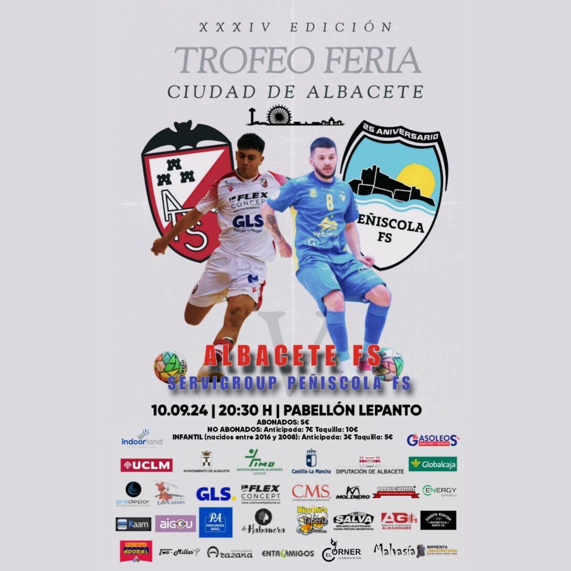 Albacete Fútbol Sala | Información venta de entradas para el Trofeo Feria Ciudad de Albacete