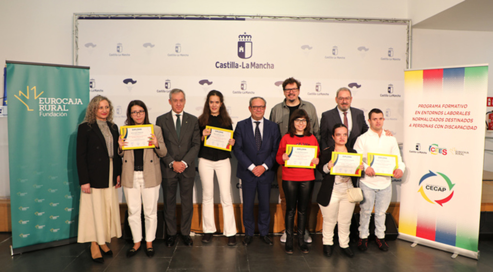 Fundación Eurocaja Rural, JCCM y Fundación CIEES clausuran el curso de digitalización dirigido a jóvenes con discapacidad intelectual