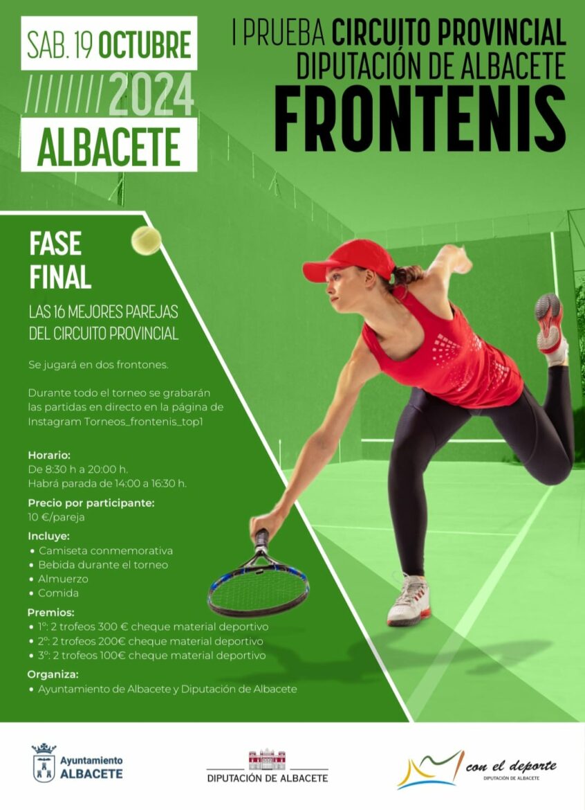 Circuito de Frontenis | Albacete acoge la Fase Final del I Circuito de Frontenis