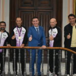 <strong>Cabañero felicita al atleta albacetense Francisco José Sánchez Martínez por su oro en el Campeonato del Mundo de Maratón Máster</strong>