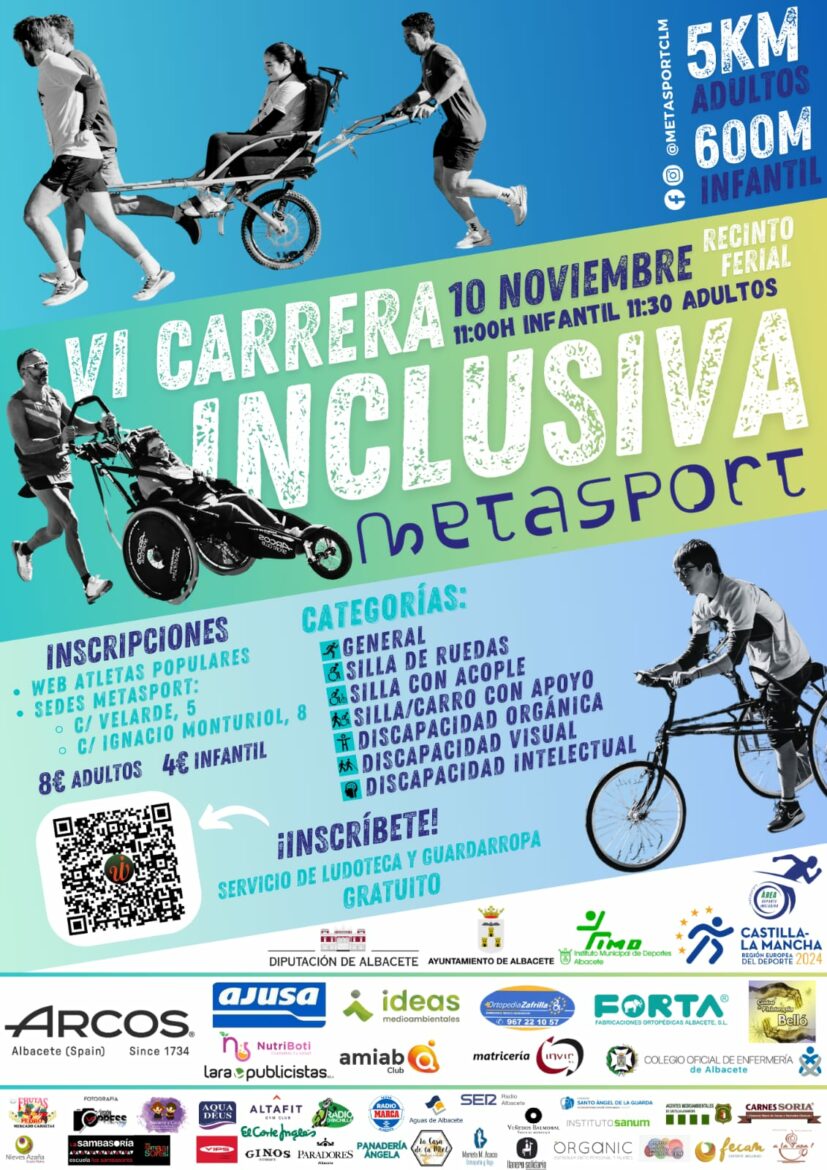 La VI Carrera inclusiva Metasport corre este domingo por Letur