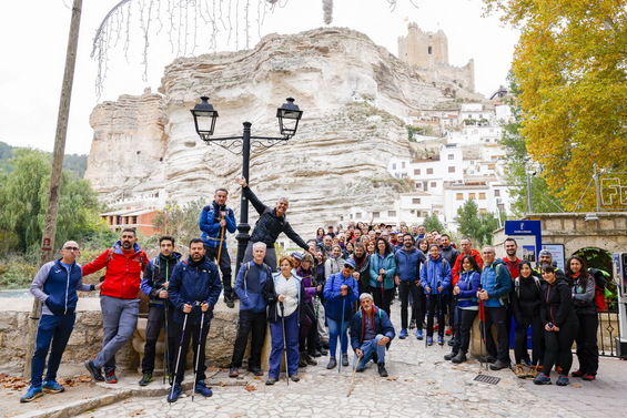 <strong>Exitosas las dos nuevas rutas de senderismo con la Diputación, en Alcalá del Júcar y Bogarra</strong>