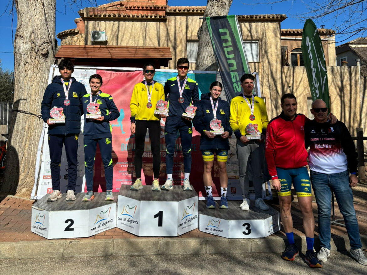 III Circuito Du-Tri Diputación |  Francisco Javier Pelegrín y Laura Villar, campeones del Duatlón de San Pedro