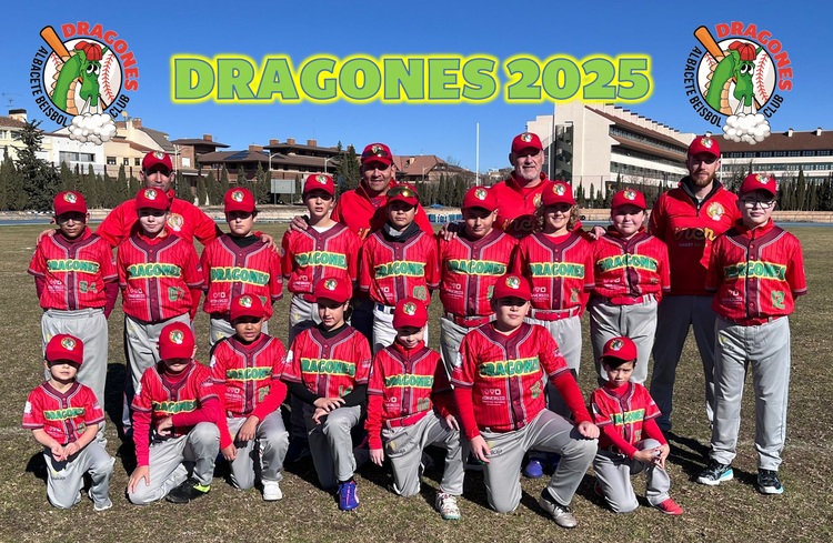 Beisbol | Los Dragones de Albacete presentan a su Equipo Infantil