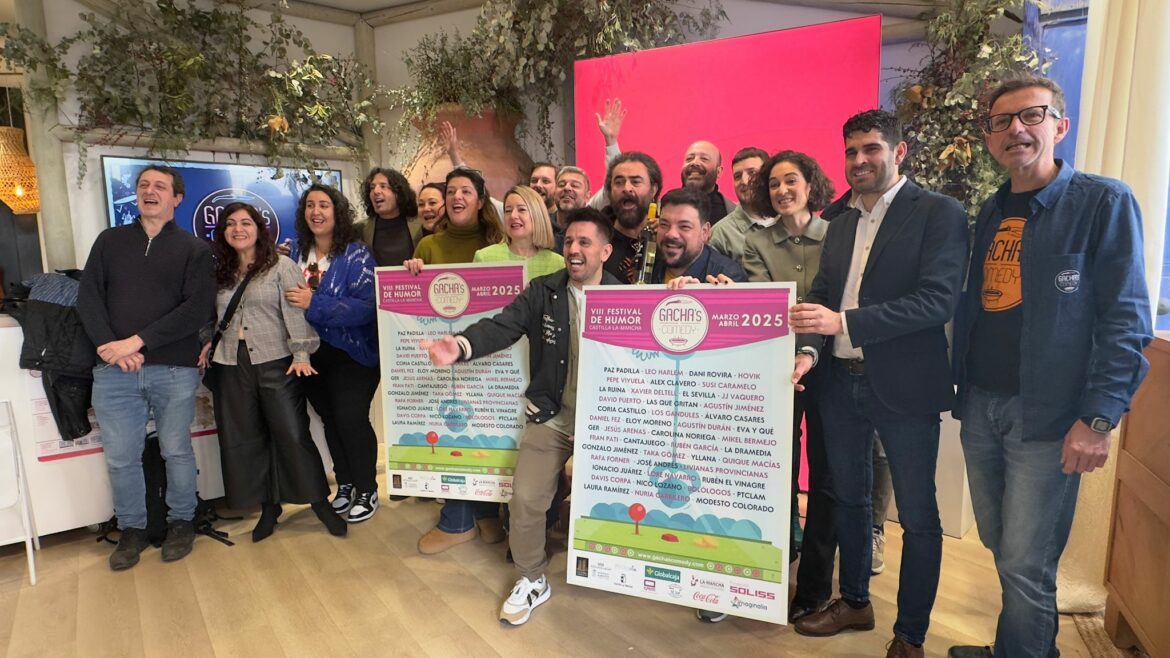 <strong>La 8ª edición del ‘Gacha’s Comedy’ crece con el apoyo de la Diputación de Albacete y llegará a 8 localidades albacetenses y a todas las provincias de C-LM con más de 50 actividades</strong>