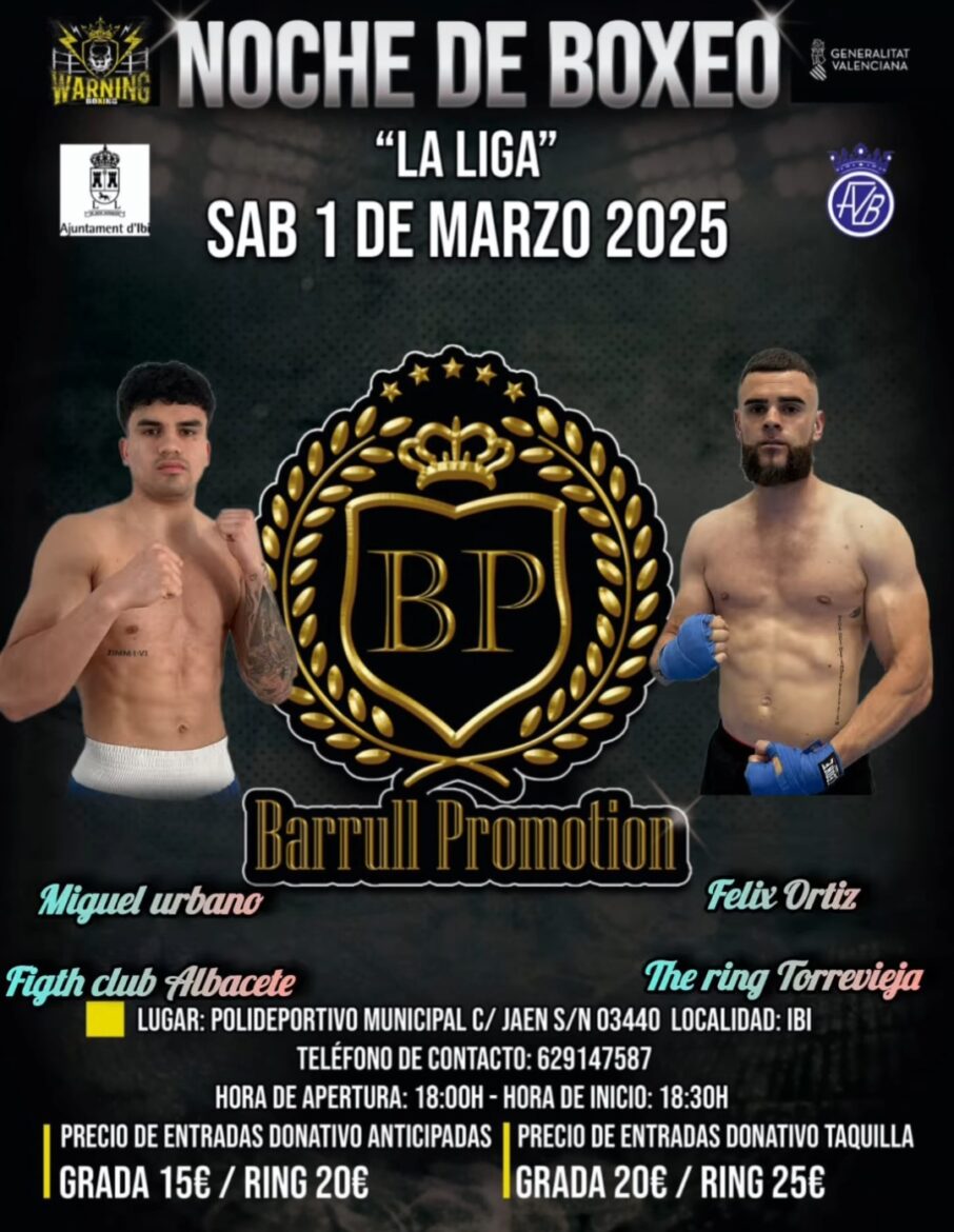 Boxeo | Miguel Urbano vs Félix Ortiz, este sábado en Ibi