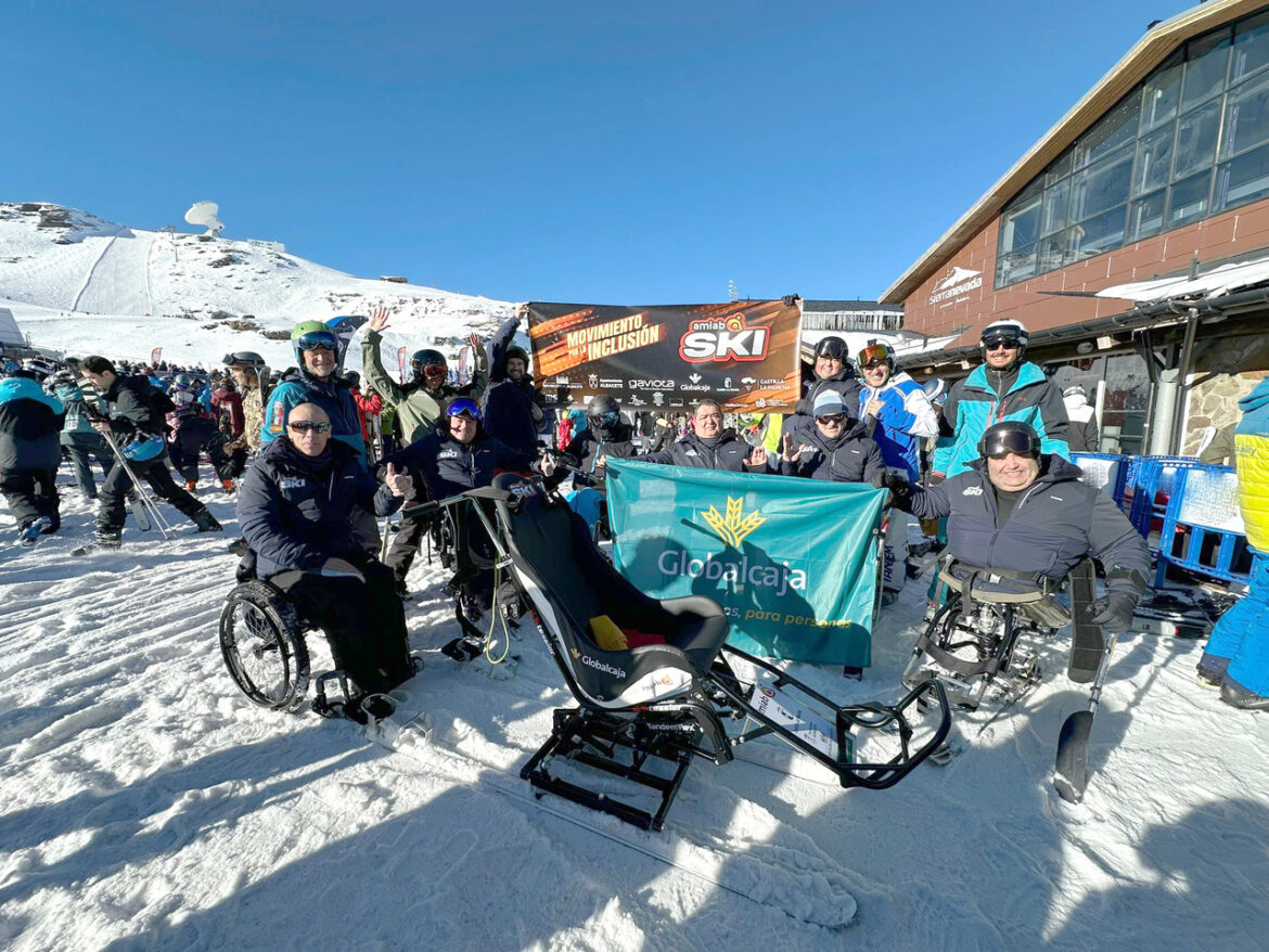 Amiab sigue abriendo camino en el esquí adaptado en Sierra Nevada 