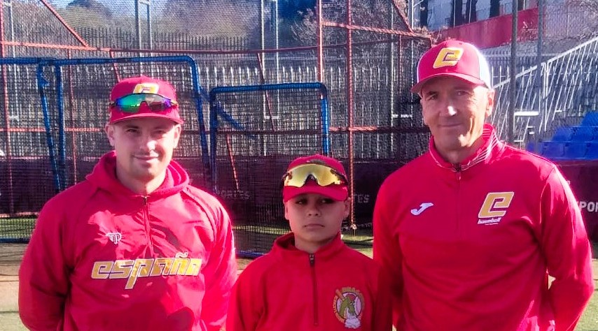 Manu Alonso, del Dragones de Albacete Beisbol Club, preseleccionado con la selección sub15