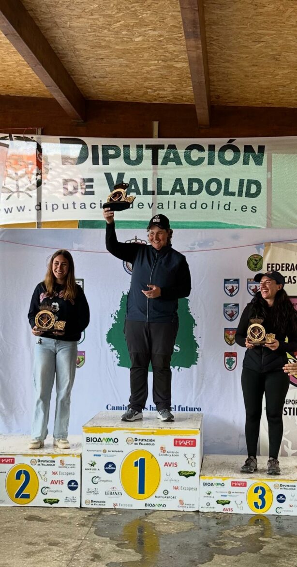 Beatriz Laparra, campeona de la Copa de España de recorridos de caza
