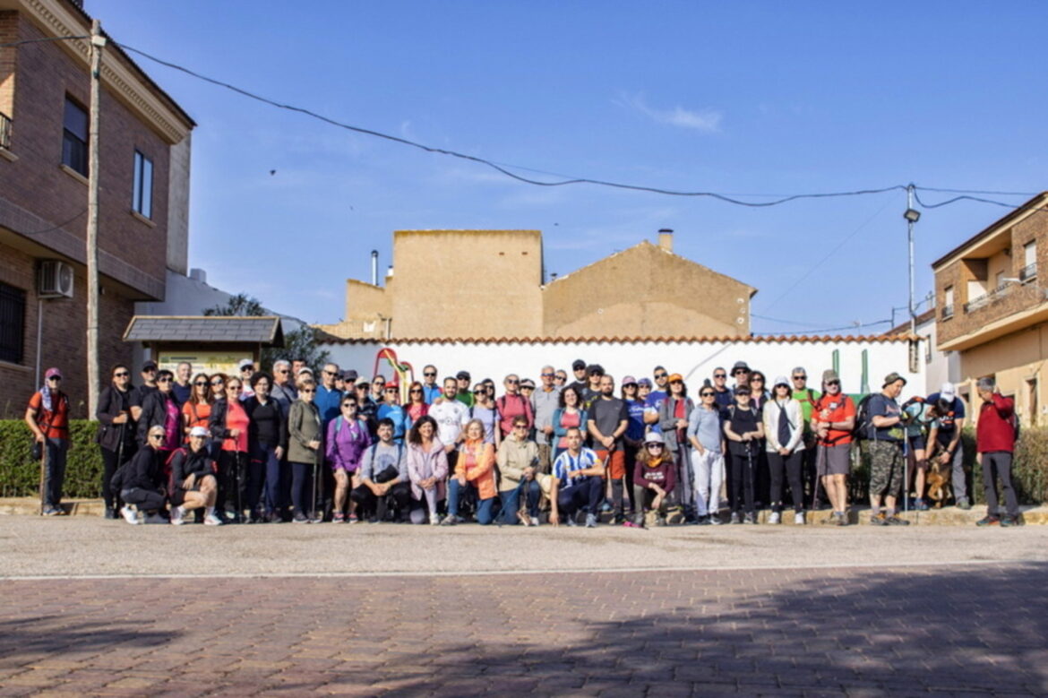 XXI ruta senderistas de la Diputación Provincial de Albacete, en Barrax
