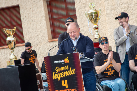 <strong>Albacete fue una fiesta por la celebración de la cuarta Copa de Europa del BSR amiab Albacete </strong>