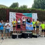 Gerónimo Dhereté y Chloé Nicolas ganan el Triatlón de Alcalá del Júcar