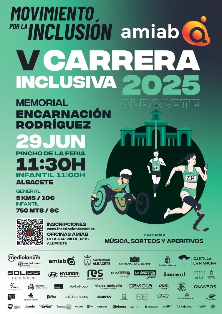 <strong>A 15 días del gran evento deportivo y solidario en el Pincho de la Feria con motivo de la V Carrera de amiab Albacete</strong>