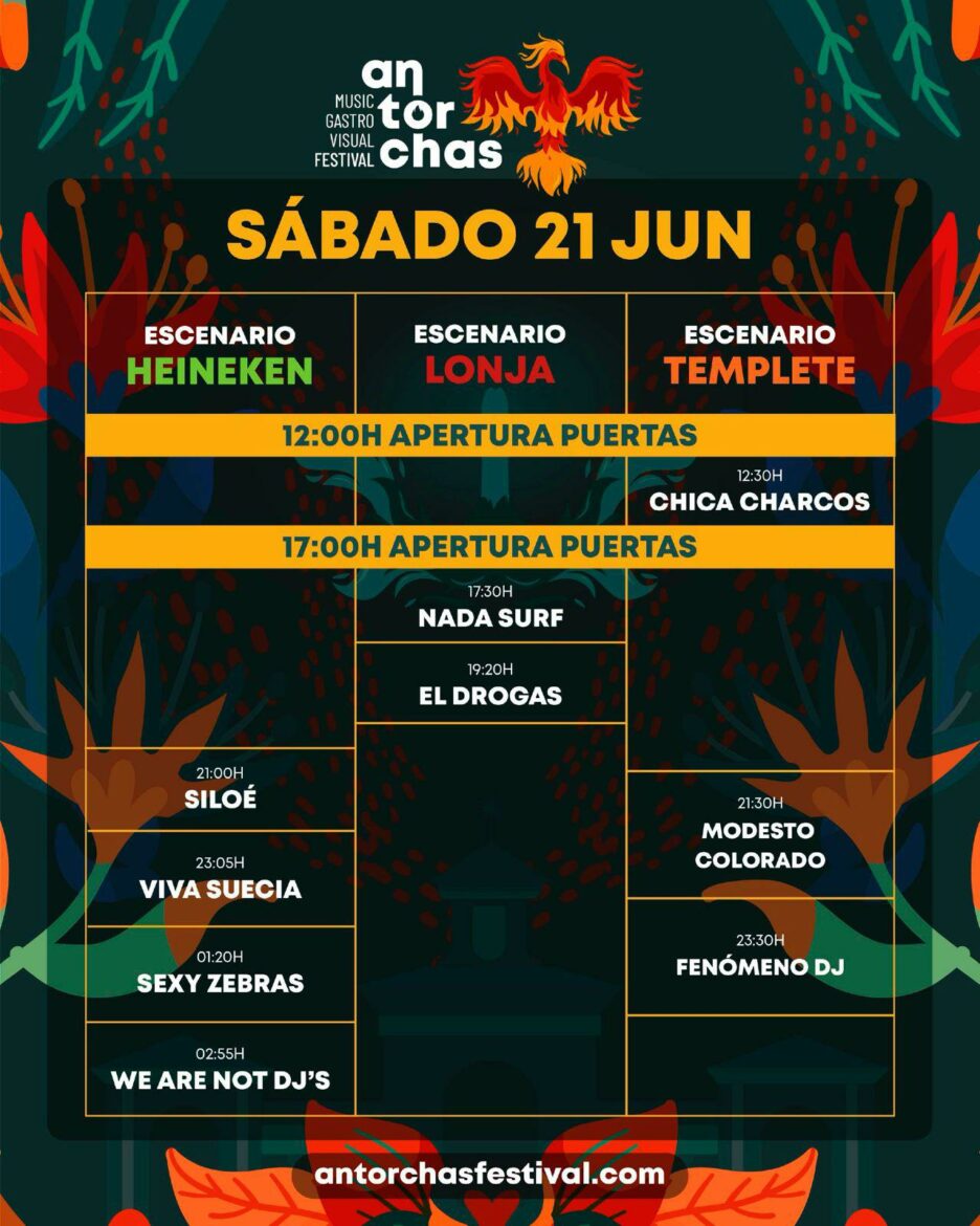 El Antorchas 2025 descubre sus horarios