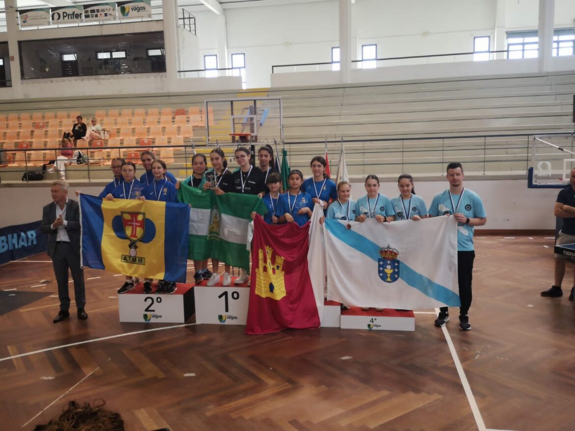 Tenis de Mesa | Los jugadores alevines del CTM Albacete regresan de la Copa Ibérica con un bronce en categoría femenina y un meritorio 6º puesto en masculina