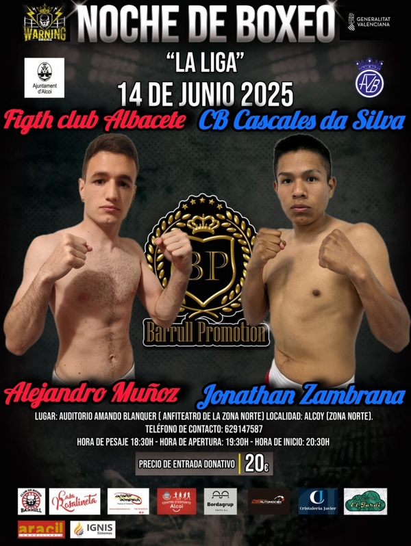 Boxeo | Álex Muñoz vuelve al ring mañana sábado en Alcoy