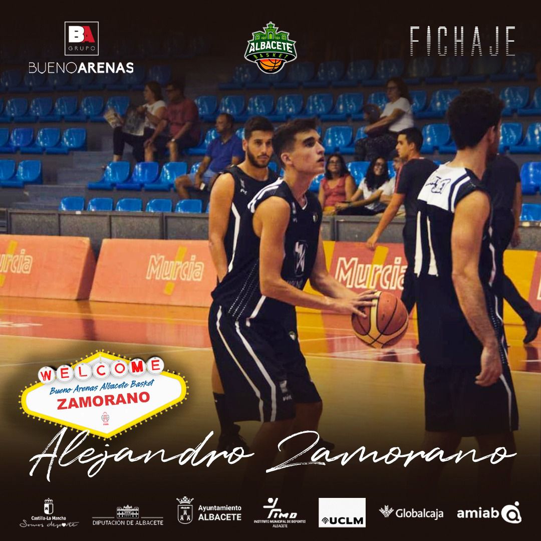 Alejandro Zamorano Cifuentes se une al Bueno Arenas Albacete Basket para la temporada 2025/26