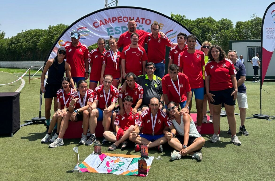 Grandes resultados para el CD San Ginés en el Campeonato de España de atletismo organizado por FEDDI