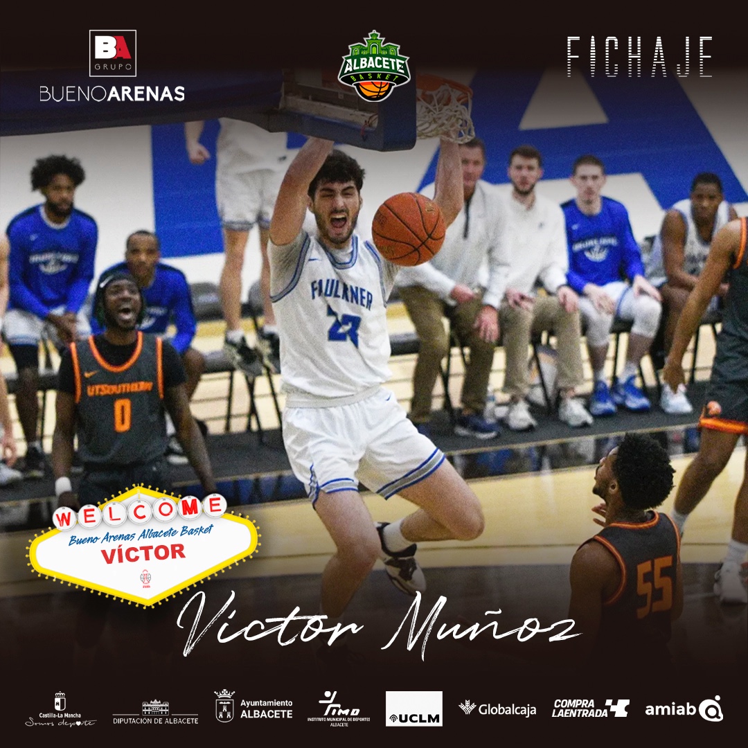 Víctor Muñoz nuevo fichaje del Bueno Arenas Albacete Basket