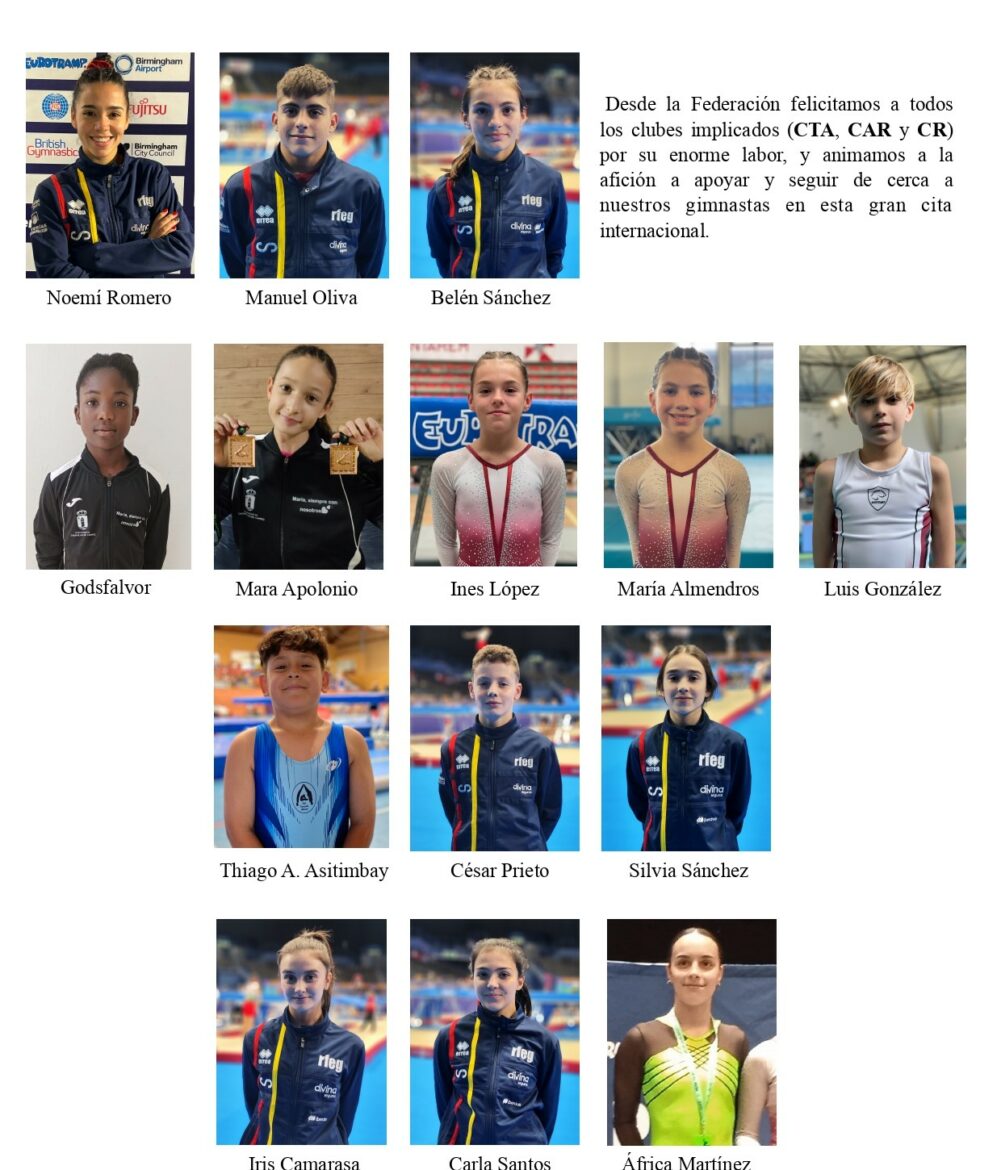 Gimnasia Trampolín | 14 gimnastas manchegos estarán en el Mundial de Pamplona