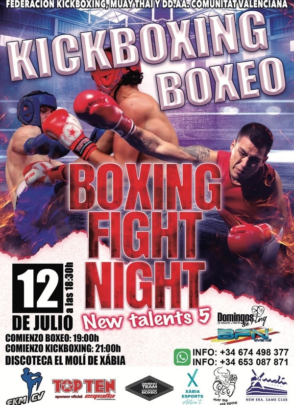 LOS BOXEADORES DEL FIGHT CLUB ESTE SÁBADO EN JÁVEA