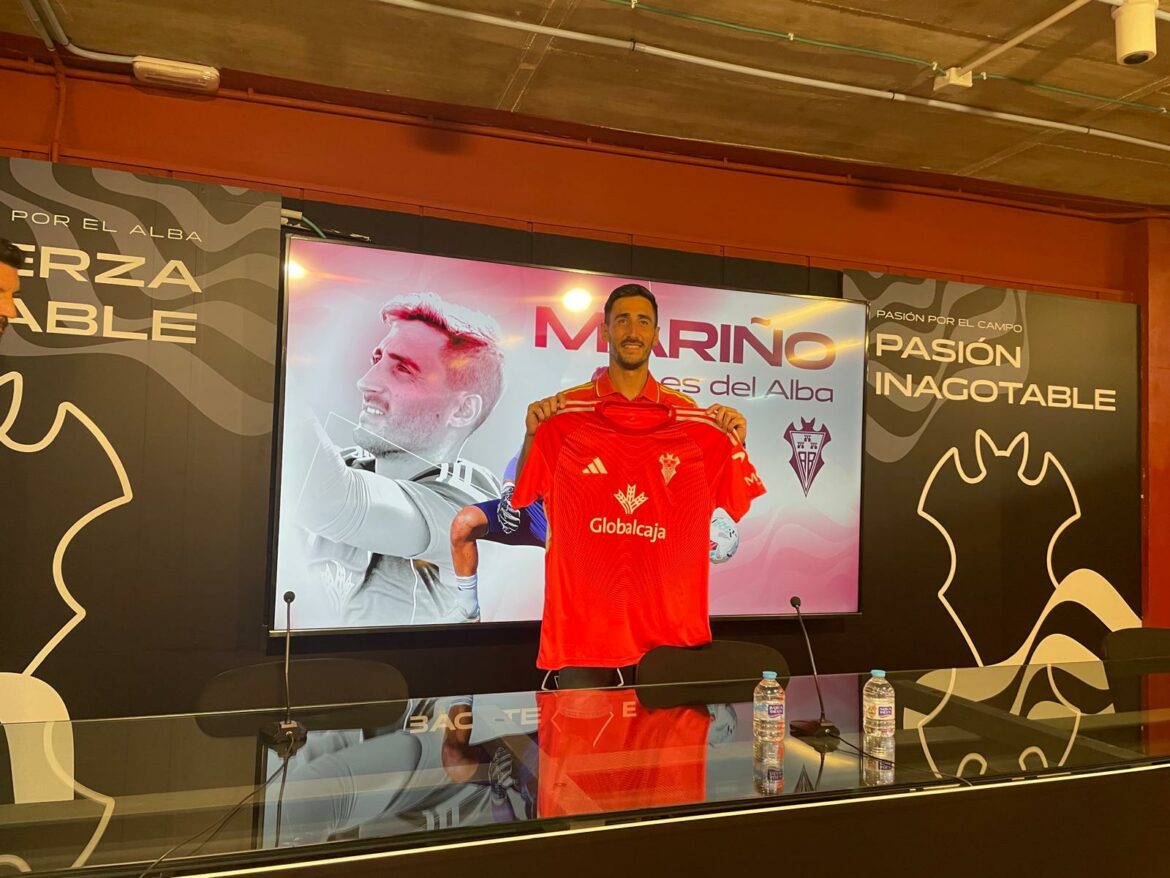 Diego Mariño presentado como nuevo jugador del Albacete Balompié