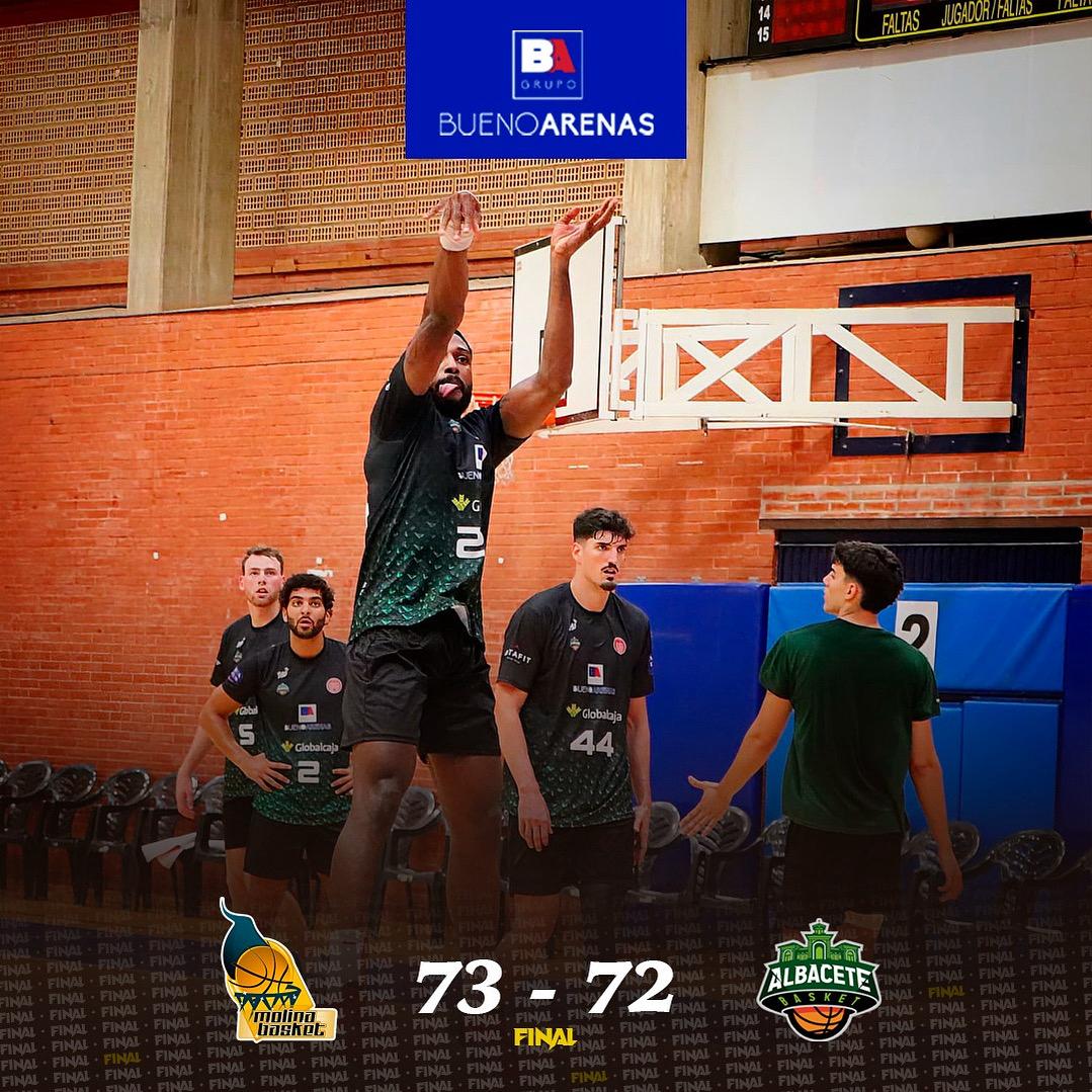Derrota por la mínima en el último segundo del partido para el Bueno Arenas Albacete Basket