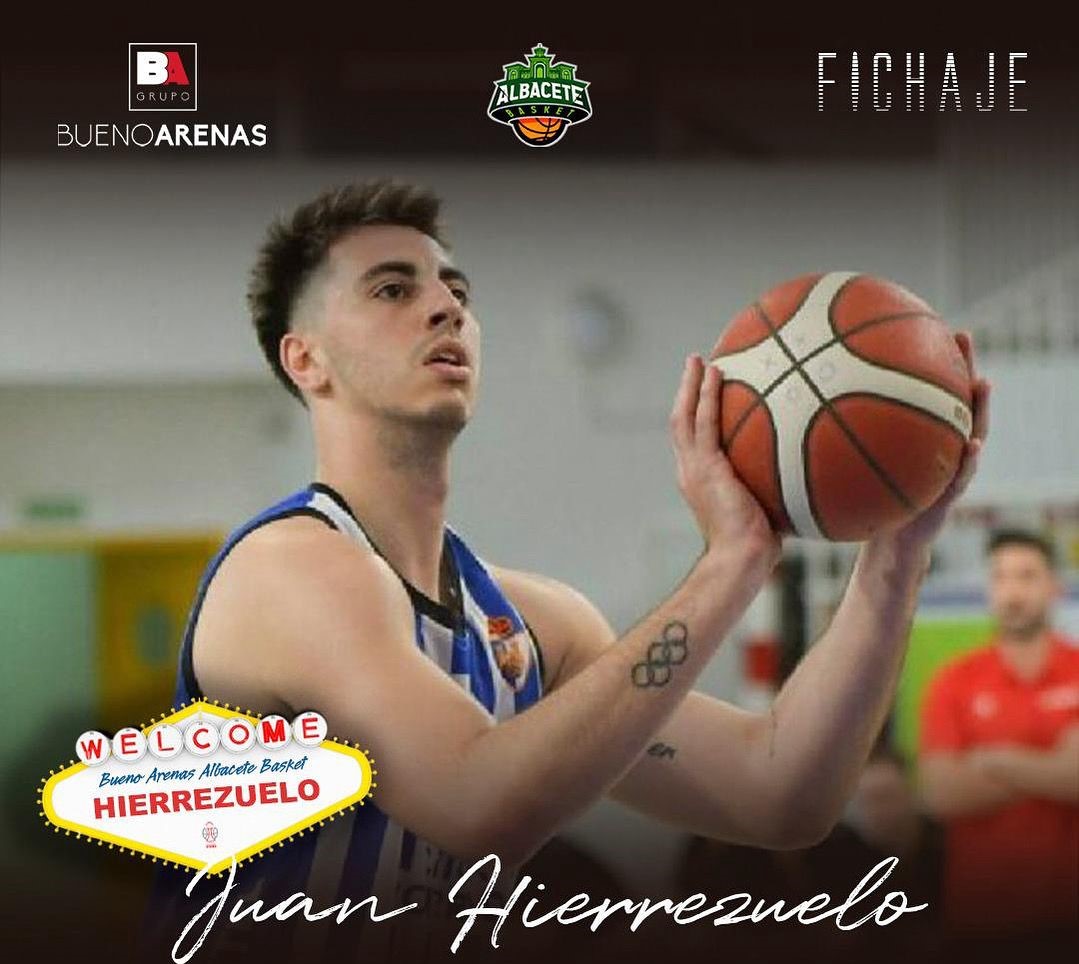 Juan Hierrezuelo se incorpora al Bueno Arenas Albacete Basket