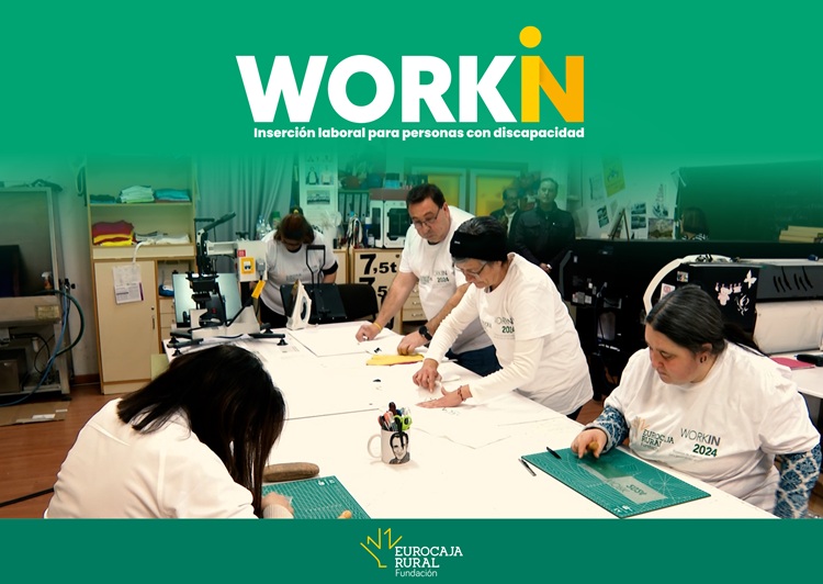 Fundación Eurocaja Rural lanza sus ayudas 'Workin 2025' para mejorar la vida de personas con discapacidad a través de la inserción laboral