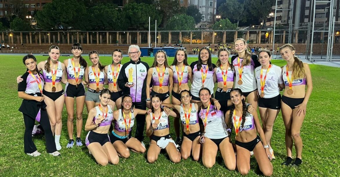 <strong>Las chicas del Club Atletismo Albacete-Diputación se hacen con el bronce en el Campeonato de España Sub16</strong>