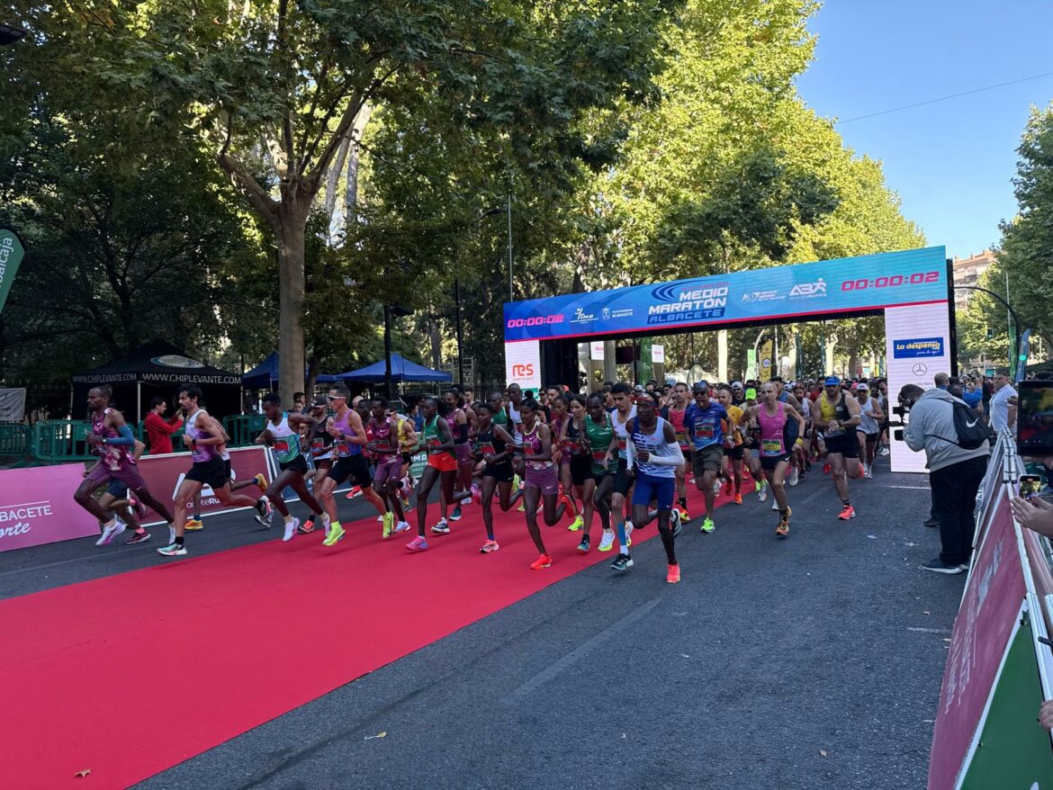 Hagos Eyob y Kiros Muaz hacen historia en el Medio Maratón de Albacete