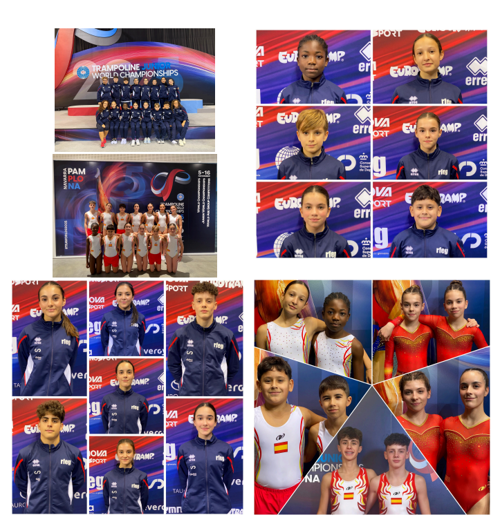 Gimnasia Trampolín | Tres finalistas y dos semifinalistas en el Mundial junior y por edades