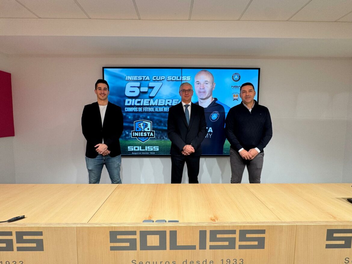 <strong>Soliss Seguros renueva su compromiso y volverá a ser el patrocinador de la Iniesta Cup Soliss</strong>