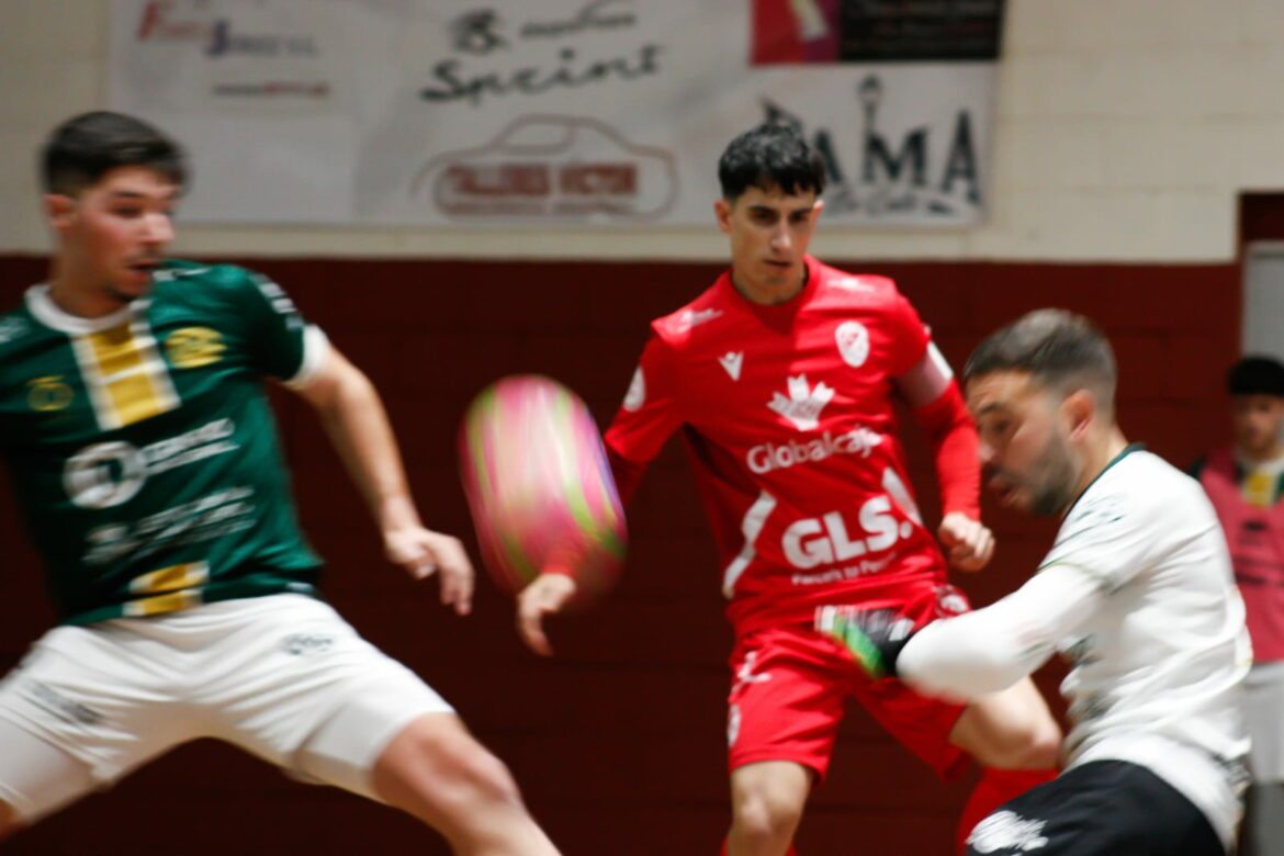 Victoria de oficio del Albacete FS en su larga salida hasta Jerez de los Caballeros (2-7)