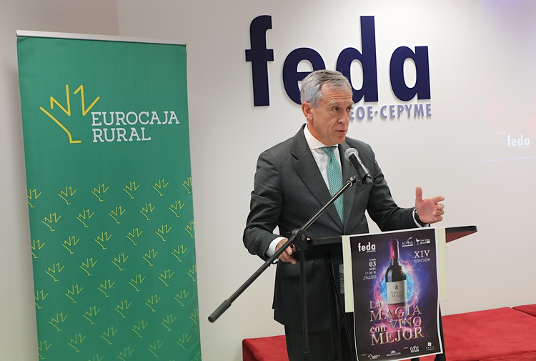 Eurocaja Rural respalda el evento 'Con Vino Mejor' organizado por FEDA como impulso al medio rural y al sector vitivinícola Eurocaja Rural respalda el evento 'Con Vino Mejor' organizado por FEDA como impulso al medio rural y al sector vitivinícola