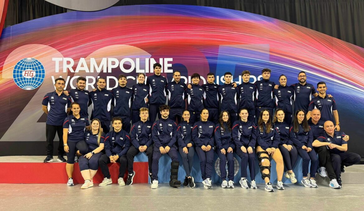 Gran actuación del equipo nacional en el Mundial de Gimnsia Trampolín