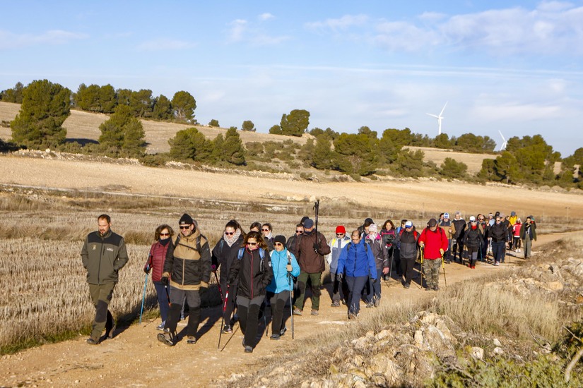 <strong>Nuevo triunfo de las rutas de Senderismo de la Diputación, a su paso por Pozo Lorente y San Pedro</strong>