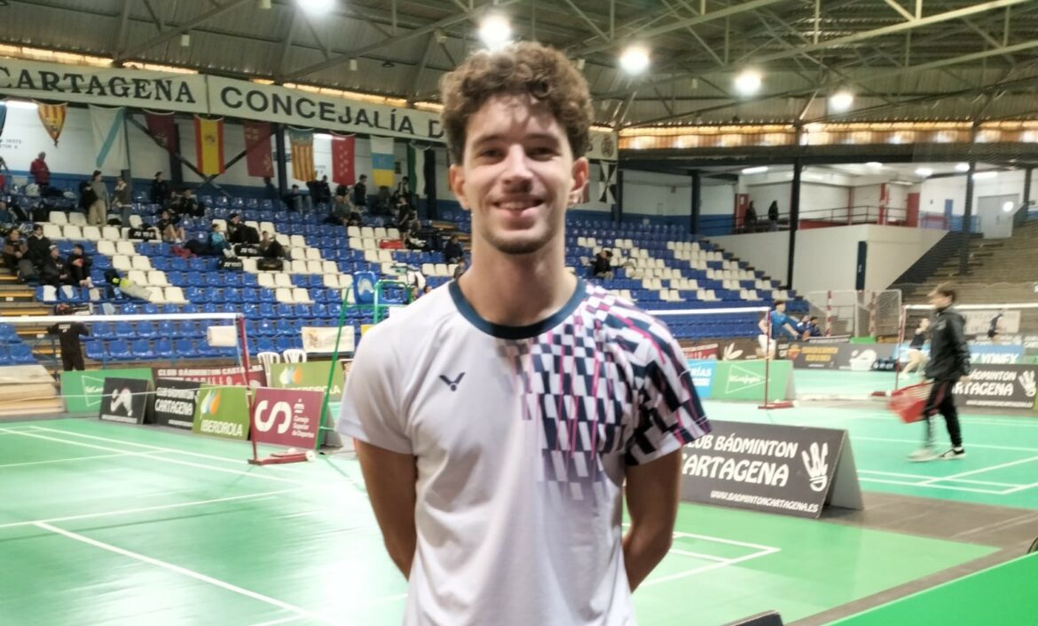 Bádminton | Cuartos de Final para Mario Serrano en el nacional sub23 de Cartagena