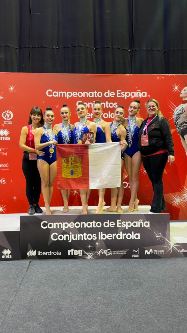 Oro histórico del Club Palas en la Primera División de la Rítmica española