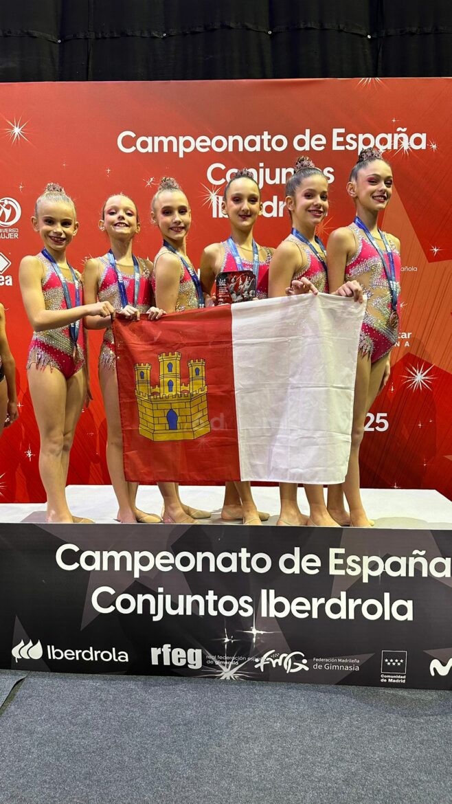 Oro histórico del Club Palas en la Primera División de la Rítmica española